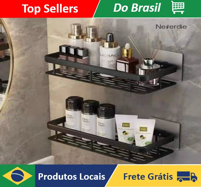 Suporte De Shampoo Prateleiras De Banheiro Sem Furo Premium - Neverdie Store