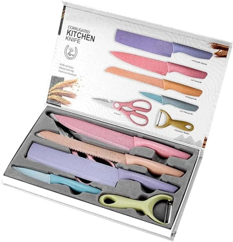 Kit profissional para cozinha, conjunto de 6 peças, culinária colorida!