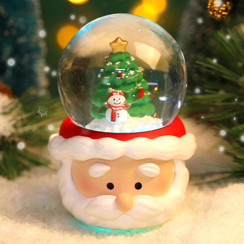 Crystal Ball Natal Snow Globe Ornamento, Amplamente Uso Decoração para Baby Shower, Thanksgiving Christmas Gift, Excelente Material