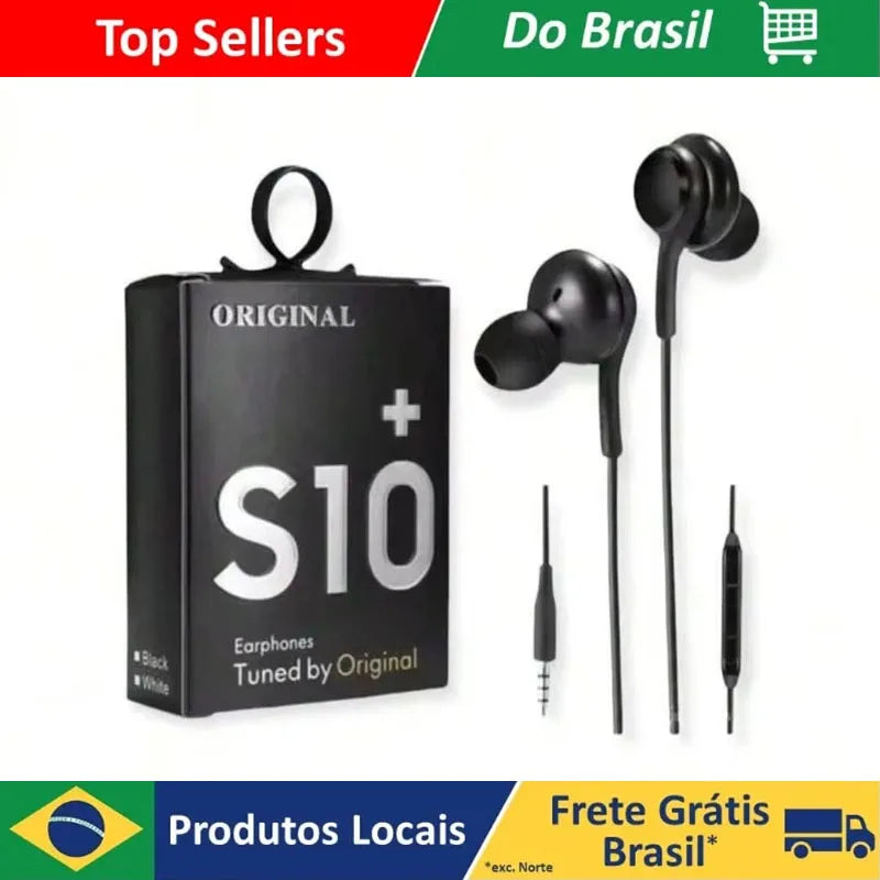 Fones de ouvido com fio fones de ouvido intra-auriculares estéreo fones de ouvido graves 3.5mm fones de ouvido com fio esporte