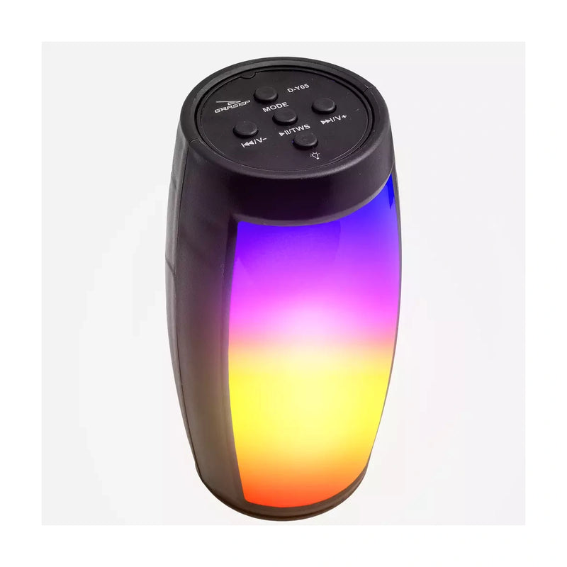 Caixinha De Som Amplificada Bluetooth LED RGB Cartão SD Radio Fm USB